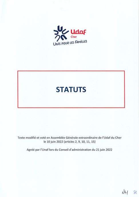 Documents institutionnels - Udaf 18 Cher